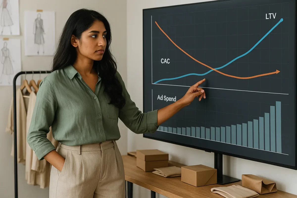 Picture shows graph of LTV vs CAC